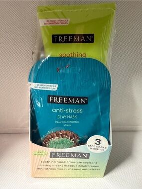 Freeman Anti-Stress Clay Mask - Teal & Lime